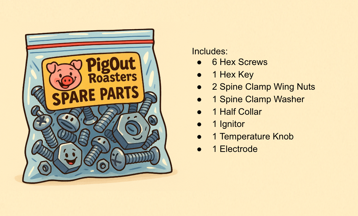 Propane Roaster Spare Parts Bundle | PigOut Roasters