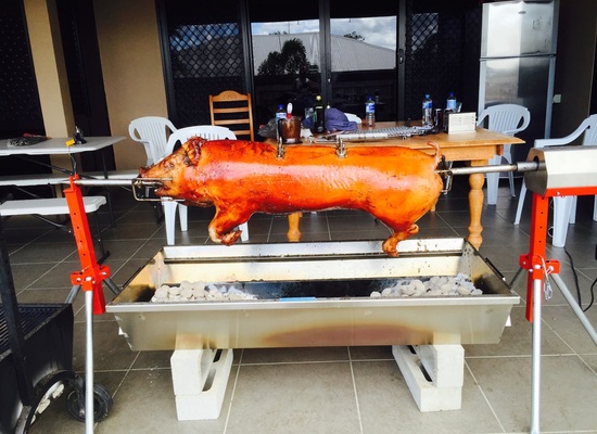 Pig Roasting all the way from the Outback of Australia