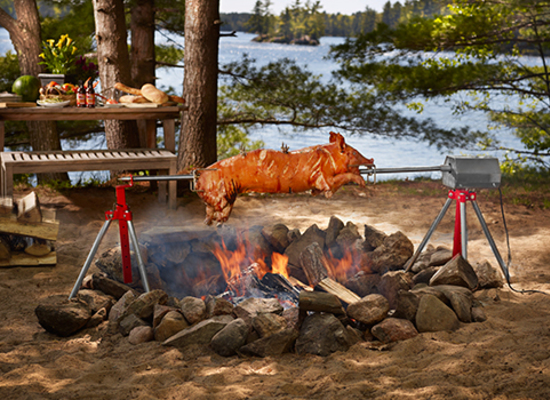 PigOut Charcoal Rotisserie Tips